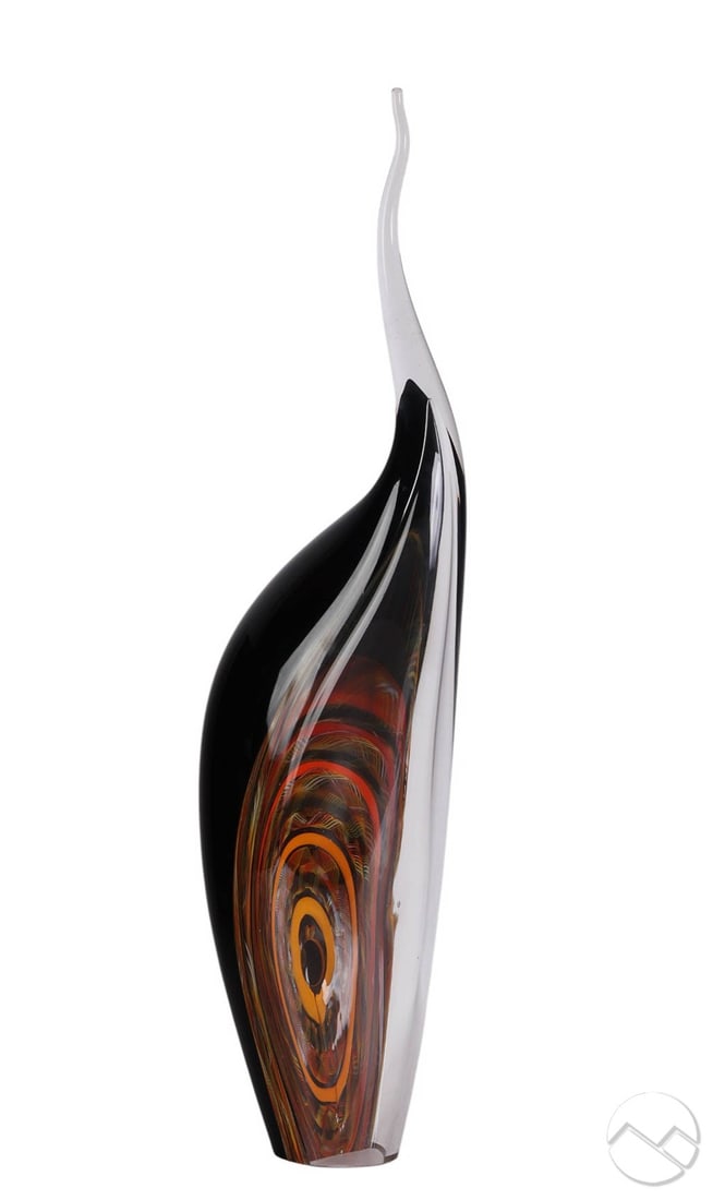 Rick Eggert b.1974 Art Glass Elephant Sculpture (1 of 7)