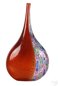 Christian Thirion b.1941 Studio Art Glass Vase