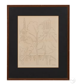 Henri Matisse 1869-1954 La Cite Notre Dame Etching