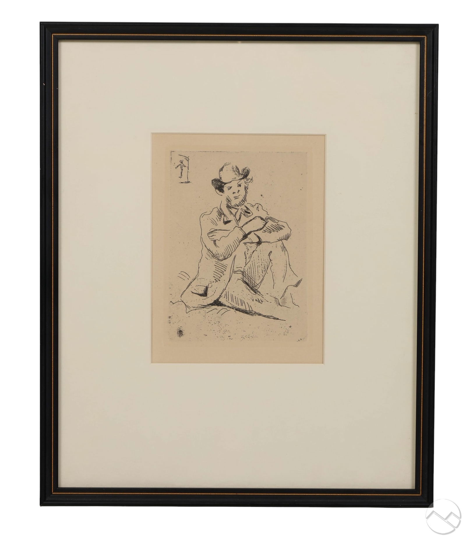 Paul Cezanne 1839-1906 Portrait Guillaumin Etching (1 of 6)