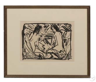 Otto Mueller 1874-1930 Figural Nudes Lithograph