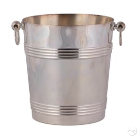 Christofle Silverplated Gallia Pattern Ice Bucket
