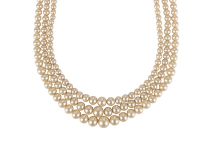 Deltah 1929 Art Deco Pearl Necklace w/ TAGS & BOX