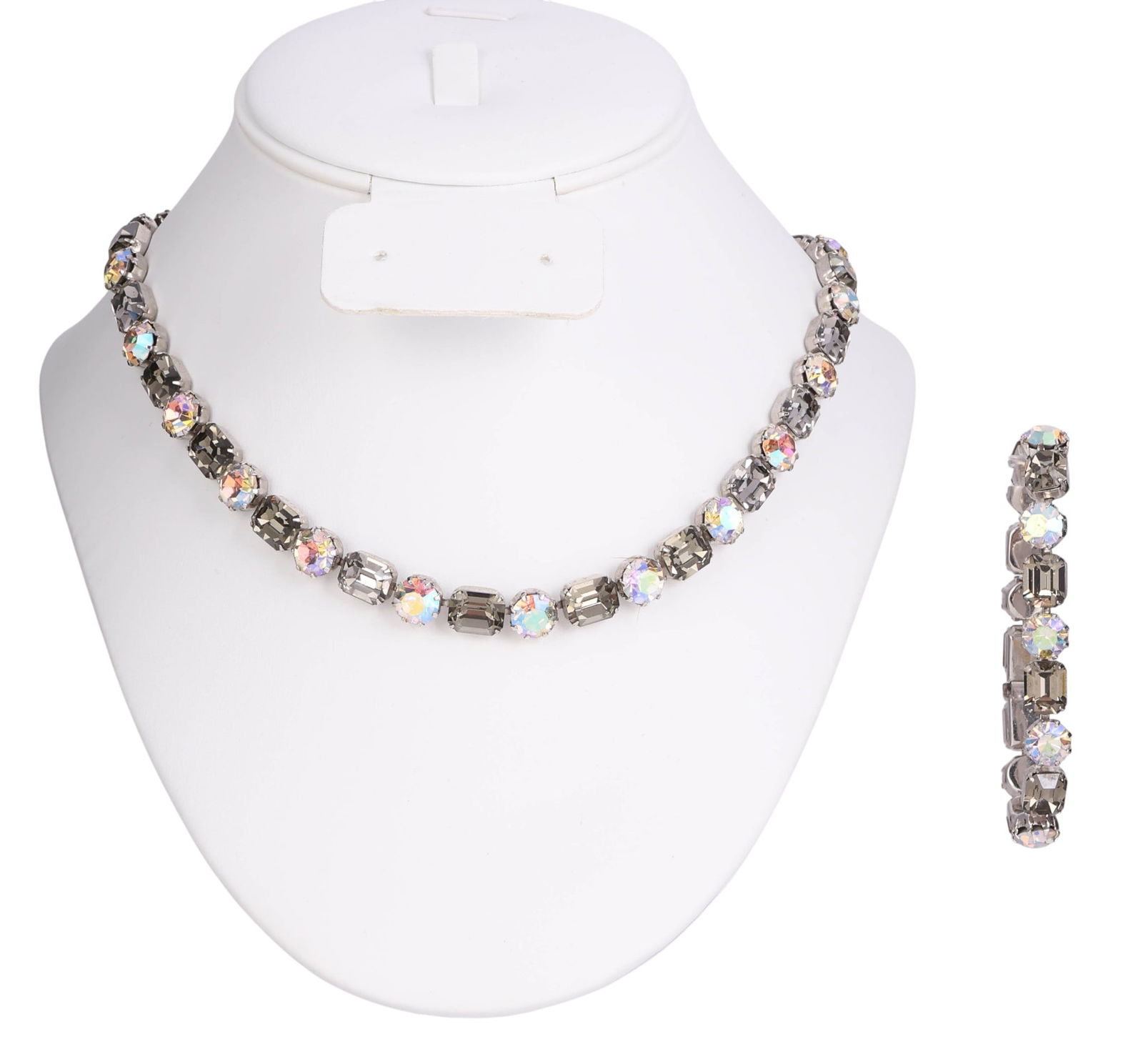 Fenichel Black Diamond AB Necklace & Bracelet SET (1 of 8)