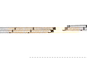 Antique Edwardian 1900s Pearl & Sterling Bracelet: Antique Edwardian bracelet of three strands of cream-colored cultured pearls strung on sterling chain with etched bar separators, finished with an openwork snap clasp that secures via small knobs inte