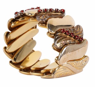 Art Deco Bugbee & Niles Expansion Bracelet, 1920s