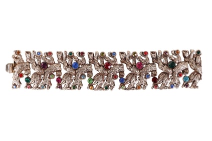 Vintage Massive MCM Brutalist Link Bracelet 1960s