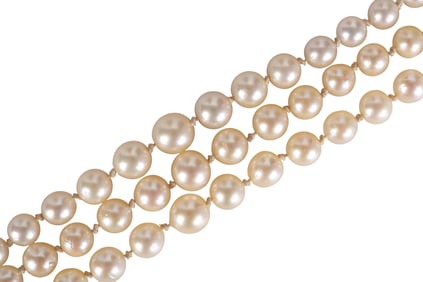 Antique Edwardian Natural Pearl Sterling Bracelet