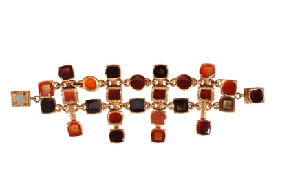 Nina Ricci Paris Vintage Brutalist Link Bracelet