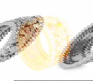 Cartier 18k Gold Diamond Emerald Elephant Ring (1 of 7)