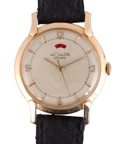 LeCoultre 14k Gold Automatic Bumper 34mm Watch