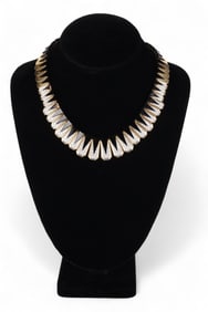18k Gold 10 CTTW Diamond Onyx Fringe Necklace 121g
