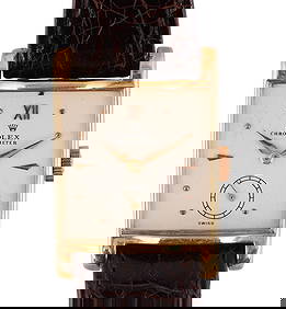 Rolex Vintage 18k Gold Square Dress Wristwatch (1 of 8)