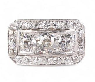 Platinum Edwardian Era 1.85 CT TW Diamond Ring