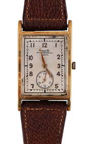 Patek Philippe 18k Gold Rectangular 18j Wristwatch (1 of 8)