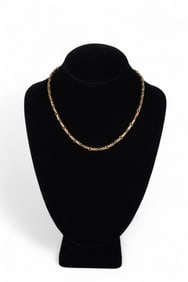 BULGARI 18k Gold Passo Doppio 17" Necklace 30.7g