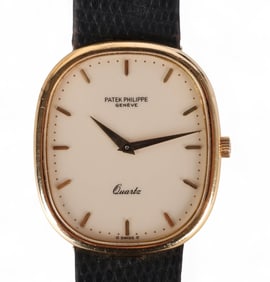 Patek Philippe Ellipse 3838 18k Gold Quartz Watch