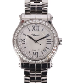 Chopard Happy Sport Stainless Steel Diamond Watch