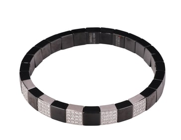 Roberto Demeglio 18k White Gold Diamond Bracelet