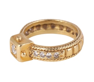 Penny Preville 18k Gold .25 CTTW Diamond Ring