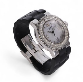 Chaumet Diamond Bezel Stainless Class One Watch