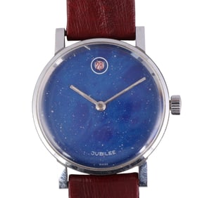 Jubilee Wittnauer Blue Enamel Starry Sky Watch
