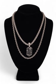David Yurman John Hardy Sterling Silver Necklaces