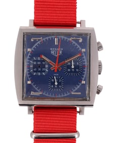 Heuer Monaco Chronograph Stainless Steel Watch