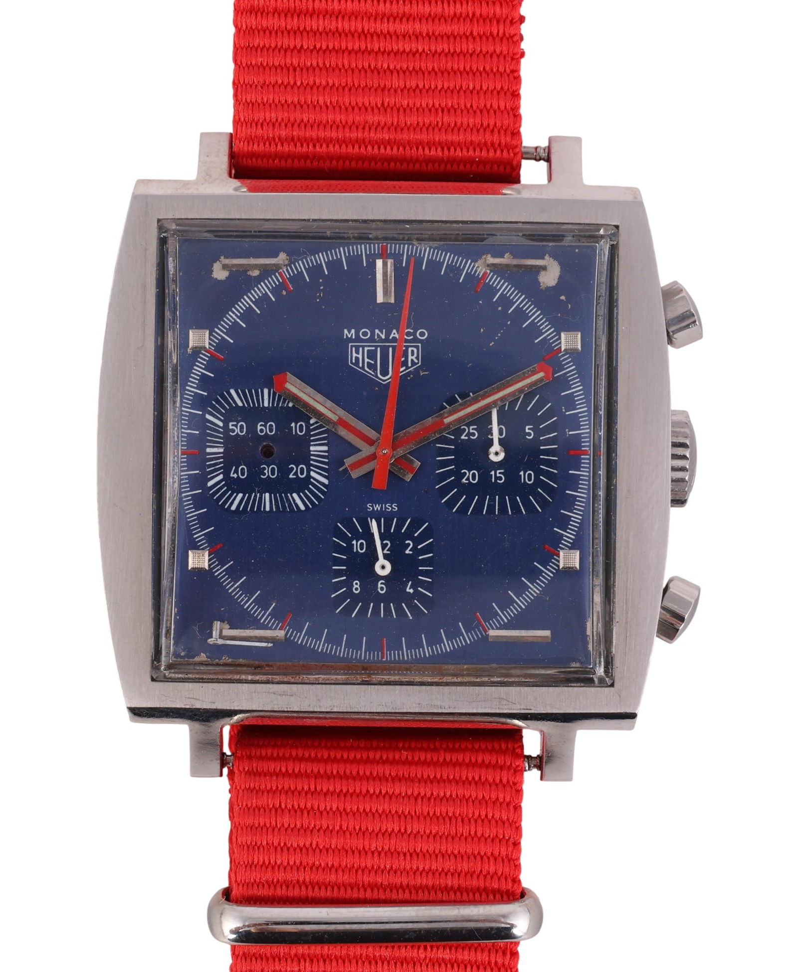 Heuer Monaco Chronograph Stainless Steel Watch (1 of 7)