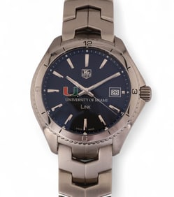 Tag Heuer Stainless Link University of Miami Watch