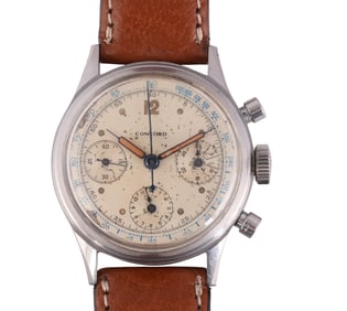 Concord Triple Register Chronograph Wristwatch