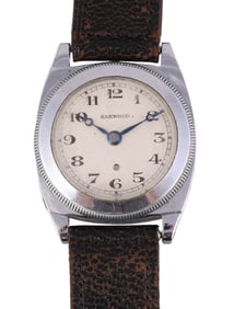 Hardwood Chrome Plated Bumper Automatic Wristwatch