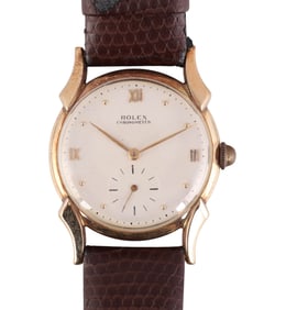 Rolex 14k Solid Gold Ref. 4477 Fancy Lugs Watch