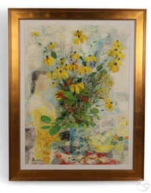 Le Pho (1907-2001) Les Gaillardes Flower Painting