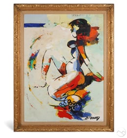 Claude Venard 1913-1999 Modernist Figural Painting