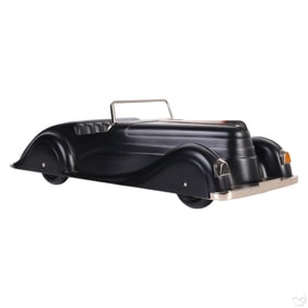 Ralph Lauren Home Sleek Black Roaster Car Model