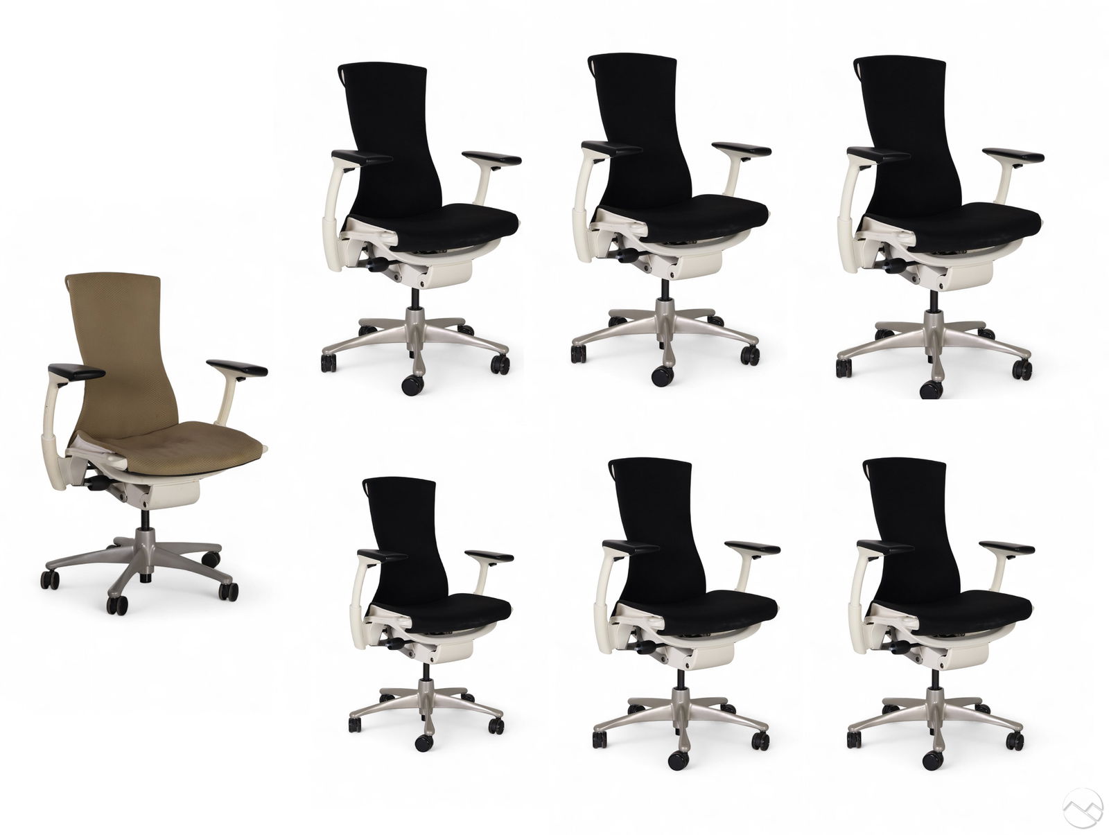 Herman Miller "Embody" White Office Chairs 7pc LOT (1 of 15)