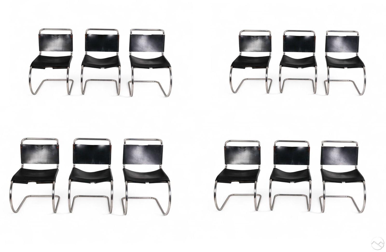 Mies Van Der Rohe MR-10 Chairs by Knoll 12pc SET (1 of 12)