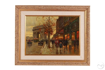 Edouard Cortes 1882-1969 Parisian Oil Painting