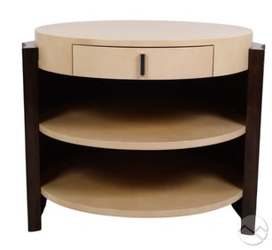 French Art Deco White Walnut Lacquer Side Table