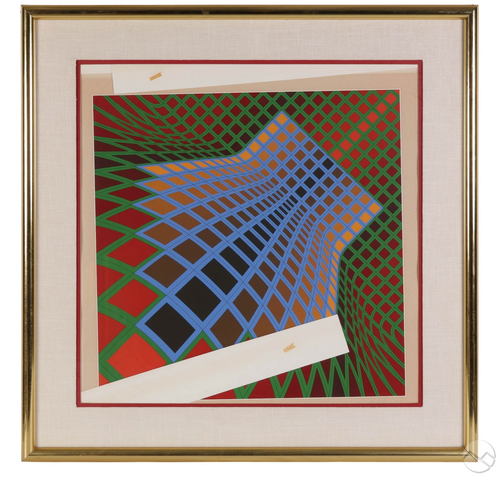 Victor Vasarely 1906-1997 Op Art Serigraph SIGNED (1 of 6)