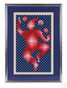 Victor Vasarely 1906-1997 The Juggler Screenprint