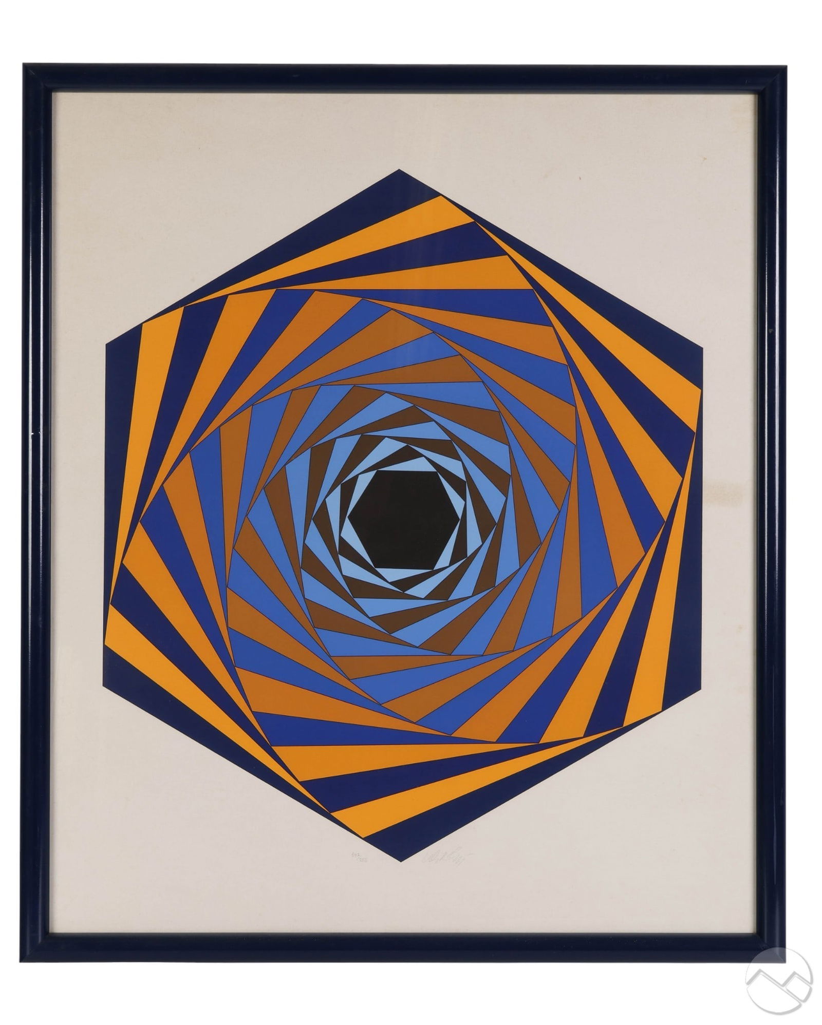 Victor Vasarely 1906-1997 Op Art Colored Serigraph (1 of 7)