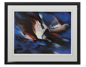 Leonardo Nierman 1932-2023 Color Lithograph SIGNED