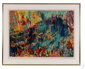 Leroy Neiman 1921-2012 Venice Gondoliers Serigraph
