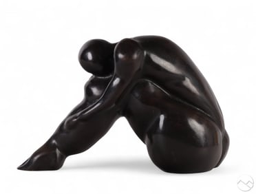 Abstract Modern Nude Figural Bronze LE 1990 SIGNED