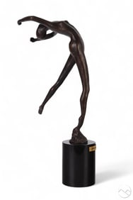 Bronze Modern Abstract Ballerina Dancer Sculpture