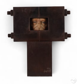 Joseph B. Moline b.1942 Modern Bronze Sculpture