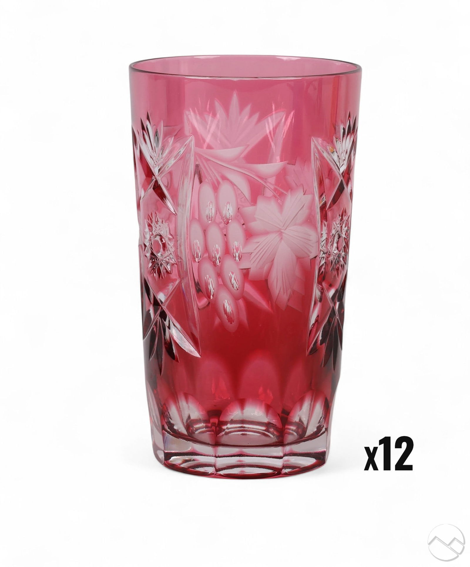 Nachtmann Traube Cranberry Highball Glasses LOT (1 of 7)