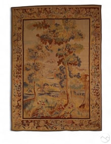 French Rococo Abusson Style Landscape Tapestry